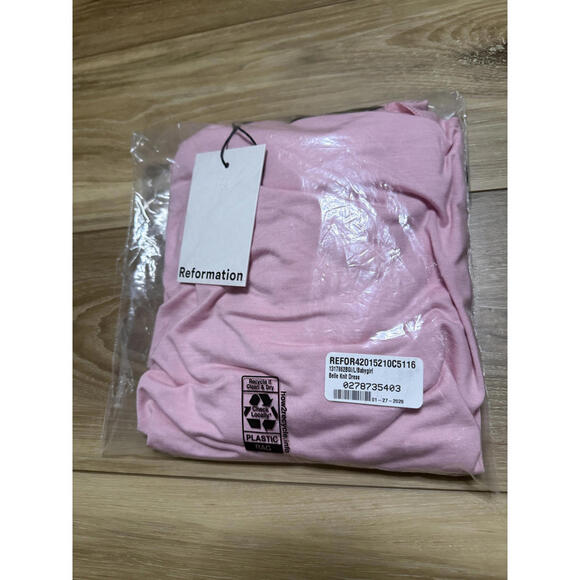 NWT! Reformation Belle Knit Dress in Babygirl Size Large - Picture 3 of 7